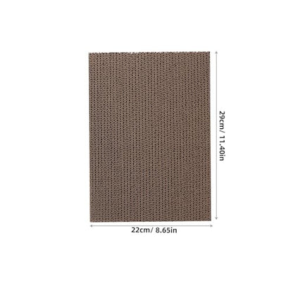 2pcs Replaceable Cat Scratcher Cardboard Refill High-Density Corrugated Cat Scratch Mat 29x20x3cm for Claw Grinding and Play