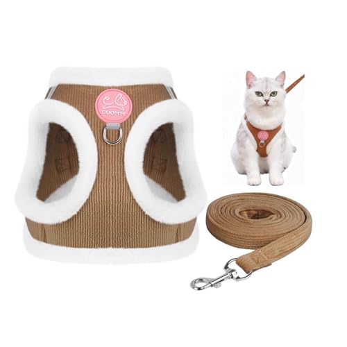 Pet-Harness-Brown-M - color: Brown, size: Medium