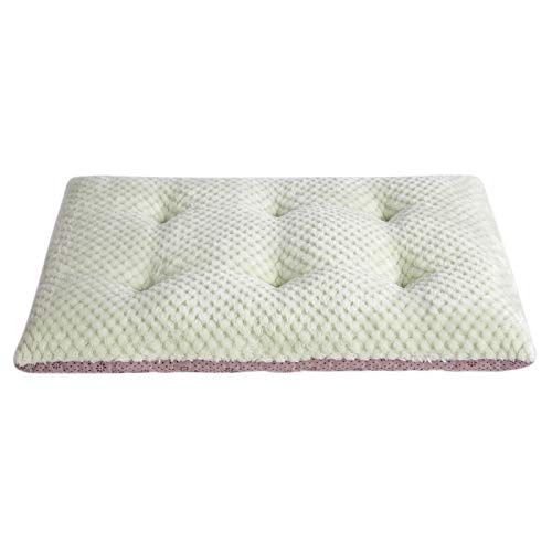 WONDER MIRACLE Fuzzy Deluxe Pet Beds, Super Plush Dog or Cat Beds Ideal for Dog Crates, Machine Wash & Dryer Friendly (15" x 23", S-Pastel Green) - color: S-Pastel Green, size: 15" x 23"