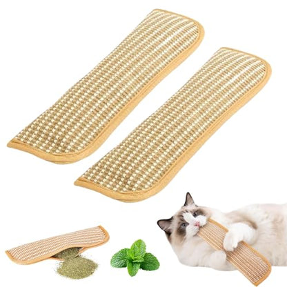 Interactive Catnip Chew Toy, Bite Resistant Catnip Pillows for Cats, Soft Sisal Material Catnip Kicker Pillow for Indoor Scratching, Chewing & Teething (2pcs) - color: 2pcs