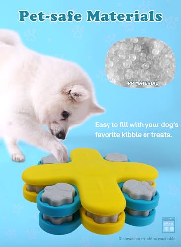 Dog Food Puzzle Toy Slow Feeder, Pet Tornado, Pet Treat Puzzle