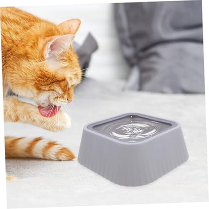 Floating No Spill Water Bowl for Pets Tip Design Slow Feeder Cat and Dog Water Dispenser Large Capacity Outdoor Splash Proof and Easy to Use
