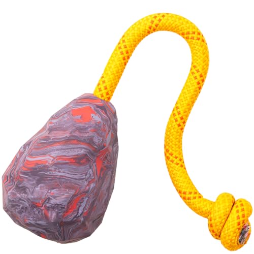 Ruffwear, Huck-a-Cone Dog Toy – Durable Tug, Throw & Fetch Toy with Knotted Rope Handle, Interactive Play for Dogs, Purple Orchid - color: Purple Orchid