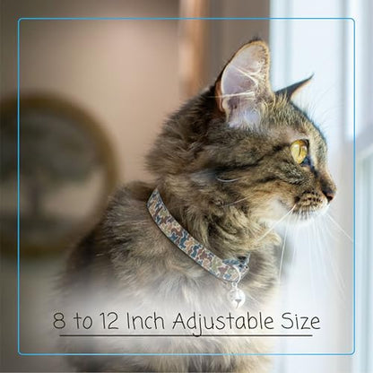 Country Brook Petz - Creekbottom Camo Cat Collar - Camouflage Collection Featuring Rugged Designs - color: Creekbottom Camo