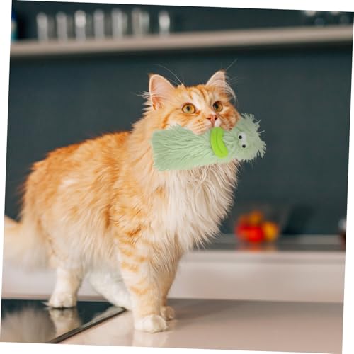 POPETPOP Catnip Pillow Plush Toy for Indoor Cats Interactive Chew Toy for Kittens Reduces Boredom Soft and Safe Material Dual Functionality As Pillow