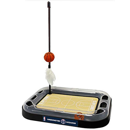Washington Wizards Basketball Cat Scratcher Toy - color: Washington Wizards