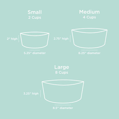 Waggo Simple Solid Double Dog Bowl Stand - Iron Stand with Ceramic Feeder and Water Bowl, Elevated Pet Feeder (Matte Black, Large) - size: Large