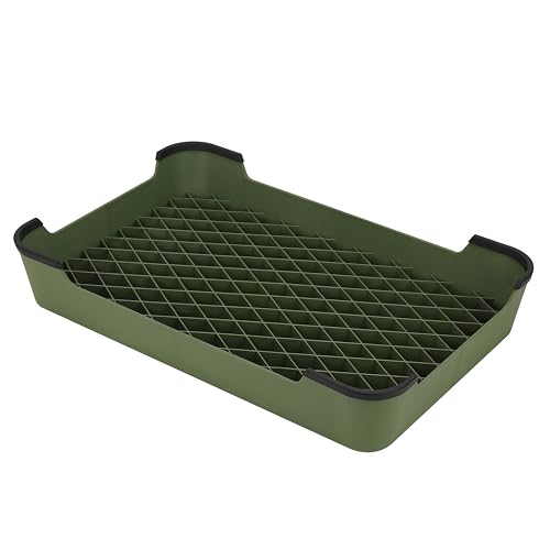 HUNTMARK Dog Training Place Board - Durable Hunting Dog Training Platform - Non-Skid Surface and Nonslip Feet - Stackable, Portable Agility Platform - Modern Puppy Trainer Equipment (Green) - color: Green
