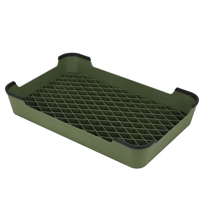 HUNTMARK Dog Training Place Board - Durable Hunting Dog Training Platform - Non-Skid Surface and Nonslip Feet - Stackable, Portable Agility Platform - Modern Puppy Trainer Equipment (Green) - color: Green