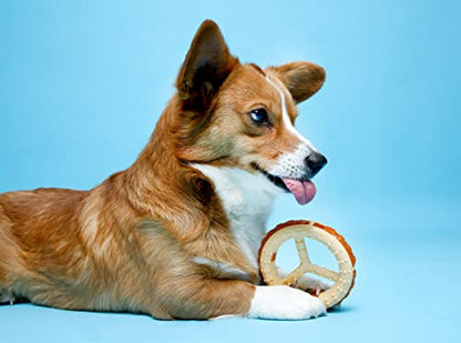 Hartz Chew ‘n Clean Chew Toy and Treat in One Chicken Flavored Ring Dog Toy, Medium - color: Ring, size: Medium (1 Count)