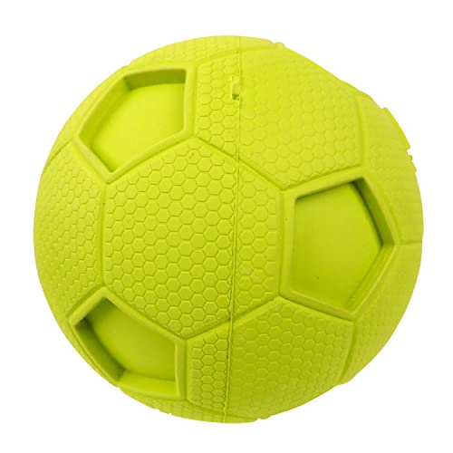 Nerf Dog 4in Soccer Squeak Ball Green, Dog Toy, Model Number: 2172 - color: Green, size: 4-inches