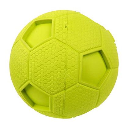 Nerf Dog 4in Soccer Squeak Ball Green, Dog Toy, Model Number: 2172 - color: Green, size: 4-inches