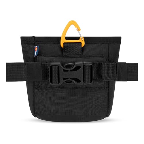 OllyDog Goodie Treat Bag, Dog Treat Pouch, Waist Belt Clip for Hands-Free Training, Magnetic Closure, Dog Training and Behavior Aids, Three Ways to Wear (Raven S'25) - color: Raven S'25