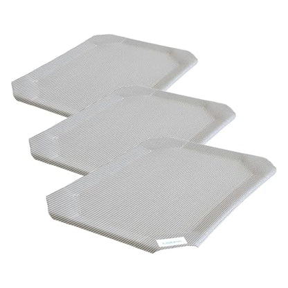 Coolaroo Original Pet Bed Replacement Cover - Grey - Large (43.5" x 31.5") (Pack of 3) - color: Grey, size: Large (Pack of 3), style: Large
