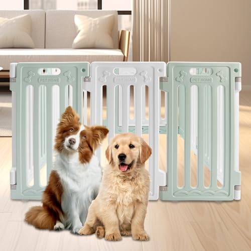 Heavy Duty Metal Dog Playpen, 13 Panels Dog Pens Indoor with Doors, 25.6’’H Pet Puppy Exercise Fence Crate Kennel Playpen Pen for Outdoor, Large Medium Small Dogs
