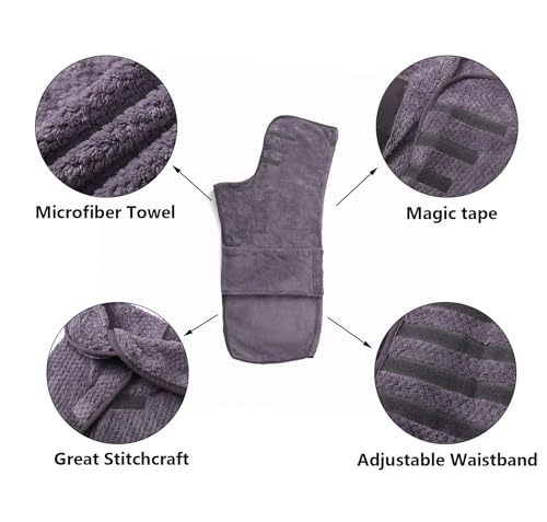 Geyecete Dog Bathrobe Towel Dog Drying Coat-Dry Fast Dog Bag-Pineapple Grid Fast Drying Super Absorbent Pet Dog Cat Bath Robe Towel-Gray-S - color: Gray(Pineapple grid), size: Small