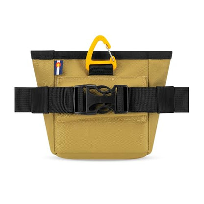 OllyDog Goodie Treat Bag, Dog Treat Pouch, Waist Belt Clip for Hands-Free Training, Magnetic Closure, Dog Training and Behavior Aids, Three Ways to Wear (Antelope) - color: Antelope
