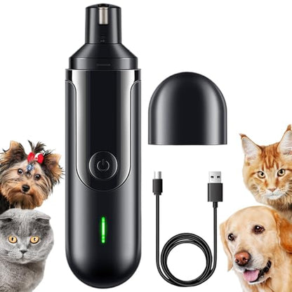 Dog Nail Grinder Quiet - 3 Mode Rechargeable Silent, Pet Nail Trimmer for Safe Free Grooming Durable Low Noise Grinder for Cats Dogs Puppies Small Medium Large Breeds Toenail Care Home