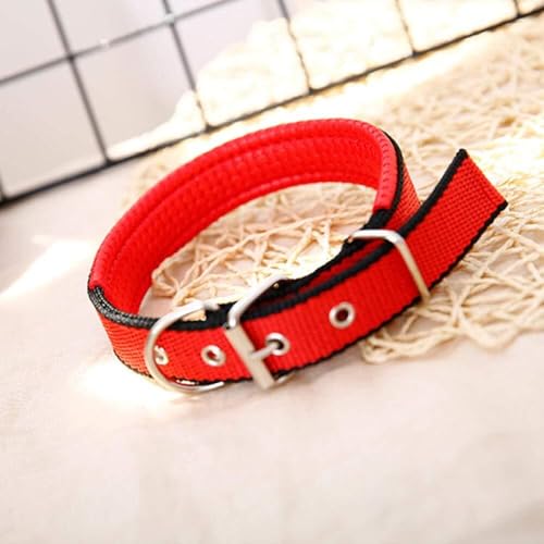 Dog Collar Large Dog Collar Nylon Big Dog Collars Comfortable Foam Padded Adjustable Dog Neck Collar for Small Medium Large Big Dogs(Green,XX-Large) - color: Green, size: XX-Large