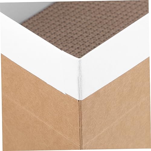Mikikit 1set Detachable Cat Scratching Board and Cozy Sleeping Nest for Indoor Cats Kraft Material Secure Hidden Space for Kittens and Puppies Washable Pet Resting Place