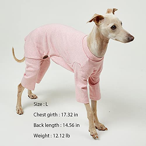 Basic Dog Pajamas Pastel Durable and Elastic Dog Onesie Apparel Outfits Doggie Jammies (2X-Large, Pink) - color: Pink, size: 2X-Large