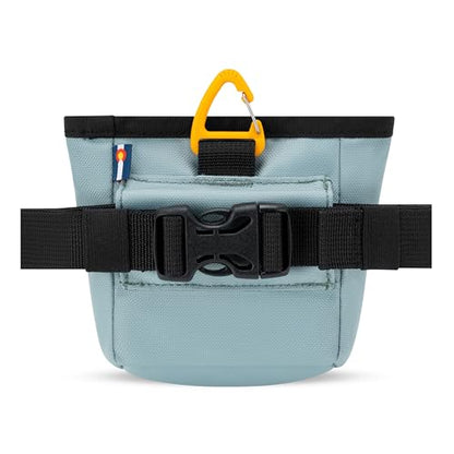 OllyDog Goodie Treat Bag, Dog Treat Pouch, Waist Belt Clip for Hands-Free Training, Magnetic Closure, Dog Training and Behavior Aids, Three Ways to Wear (St. Lucia) - color: St. Lucia