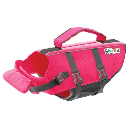 Outward Hound Granby Splash Pink Dog Life Jacket, XS - color: Pink, size: X-Small (Chest Girth: 11"-15")