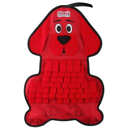 Clifford® Snuffle Treat Mat | Dog Snuffle Mat Puzzle Toys for Dogs Mental Stimulation | Durable, Slow Feeding, Squeakers, Soft and Sensory