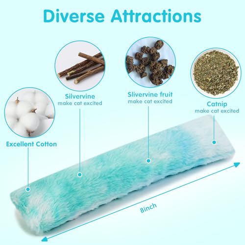 Cat Toys Cat Pillows,3 Pack Soft and Durable Large Catnip Toys,Cat Toys for Indoor Cats for Cats or Kittens,Interactive Kicker Toys to Boost Indoor Cats' Exercise and Playtime