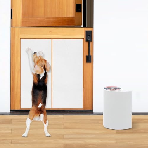 Pet Nail Self Adhesive Replacement Emery Paper Fits Most Dog Scratch Pad Cat Litter Box DIY on the Places Where Pets Like to Scratch Alternatives to Cat and Dog Nail Clippers (10in*13ft, White) - color: White, size: 10in*13ft