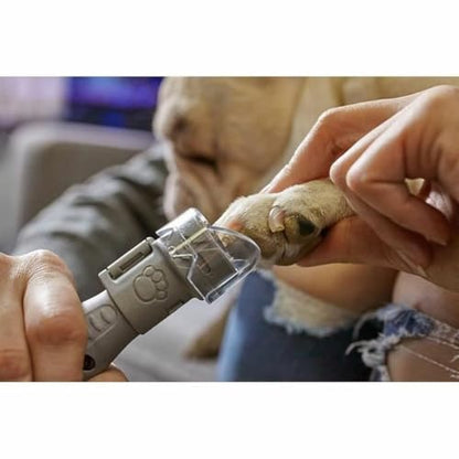 Dremel 7020-PGK Quiet Electric Pet Nail File Set with 4 Sanding Discs, Safe Alternative to Nail Clippers and Trimmers, Grey