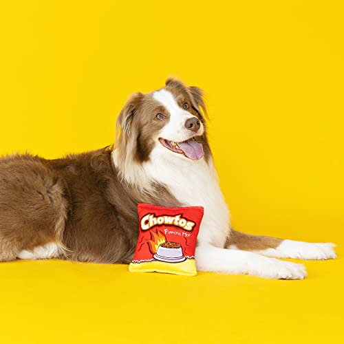 Fringe Studio Plush Dog Toy, Flaming HOT CHOWTOS(289739) - color: Flaming Hot Chowtos