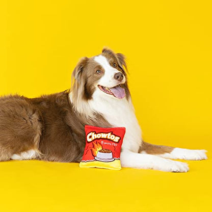 Fringe Studio Plush Dog Toy, Flaming HOT CHOWTOS(289739) - color: Flaming Hot Chowtos