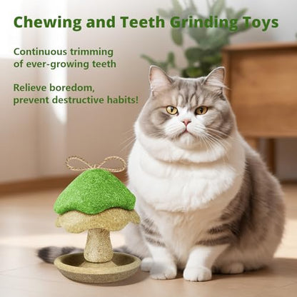 Catnip Toys, Catnip Toys for Cats, Tree-Shaped Cat Interactive Toy, Cat Toy for Bored Indoor Adult Cats, Suitable for Felines