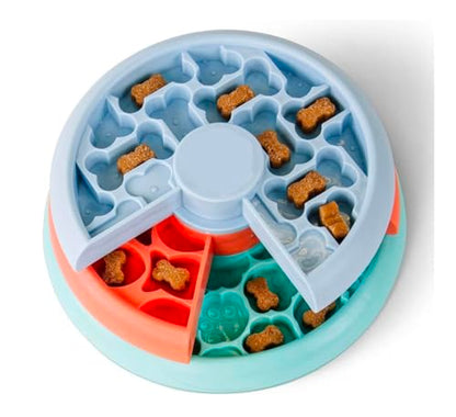 Interactive Dog and Cat Games Treat Hiding Challenge Mental Stimulation with Rewards (6.6 Inch Puppy Layers Game) - size: 6.6 Inch Puppy Layers Game