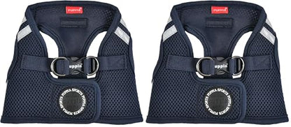 Puppia Soft Vest Harness PRO - Navy - S (Pack of 2) - color: NAVY, size: Small (Pack of 2)