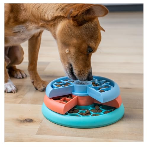 Interactive Dog and Cat Games Treat Hiding Challenge Mental Stimulation with Rewards (6.6 Inch Puppy Layers Game) - size: 6.6 Inch Puppy Layers Game