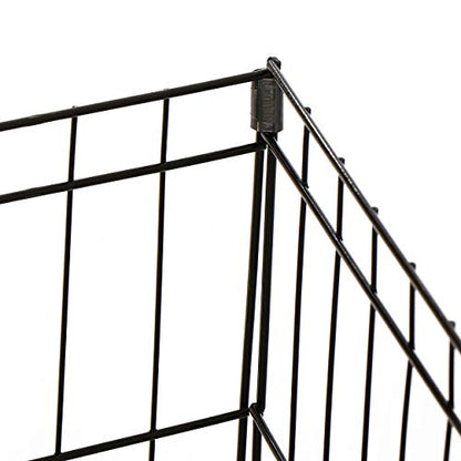 Foldable 24/30/36/42/48 Inch Metal Exercise Dog Play Pen Indoor Outdoor Playpen for Small Animals 8 Panel Pet Fence for Home Yard Camping