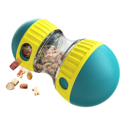 Dog Treat Dispenser Toy, Slow Feeder Enrichment Interactive Toy to Relieve Boredom and Anxiety, Not Suitable for Aggressive Chewers (Green) - color: Green