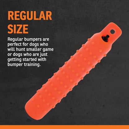 SportDOG Orange Plastic Dummies - Durable Soft Plastic Retriever & Hunting Bumper Training Accessory - Non-Toxic Weatherproof Material - High-Visibility Color