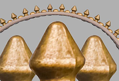 Spiked Dog Collar Soft Pu Leather Mushrooms Rivet Spike Studded Puppy Adjustable Pet Collars for Small Breeds (S, Brown2) - color: Brown2, size: Small