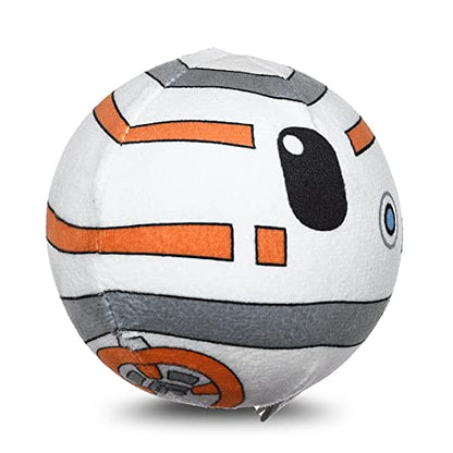 STAR WARS for Pets BB-8 Plush Squeaky Ball for Dogs| Toy for Dogs | Soft Fabric Squeaky Ball Dog Toys, Dog Chew Toys, Gifts for Fans, 4 Inch (FF19189) - size: 4 Inch