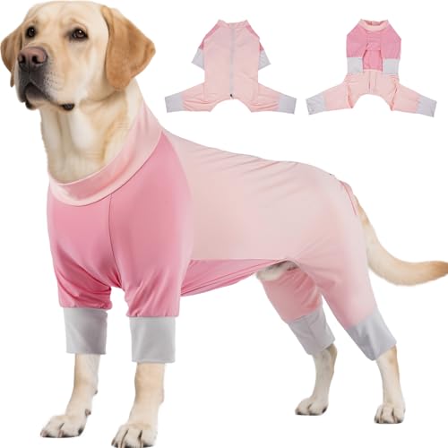 UV Protection Dog Shirt, Lightweight, Breathable, Stretchy Tank Top for Dogs Perfect for Summer Sun Protection & Outdoor Activities Dog Sun Protection Cool Clothes RedPink M - color: RedPink, size: M