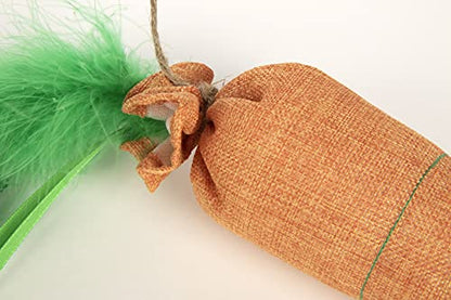 SmartyKat Kolossal Karrot Crinkle Kicker Catnip Cat Toy - Orange, Jumbo - style: Kolossal Karrot