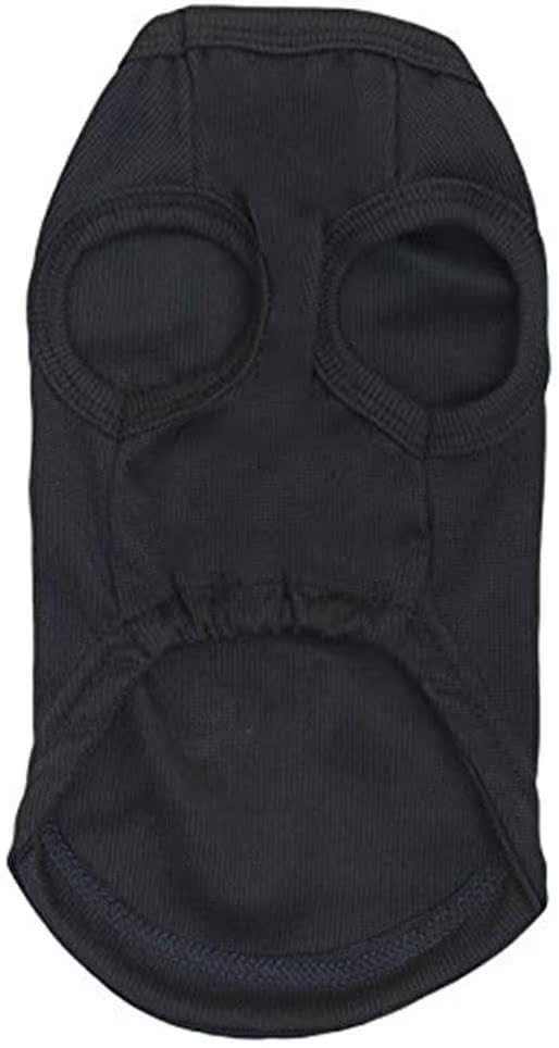 Izefia Trudz Pet 'Bitches Love Me' Dog Shirts, Black Cotton/Polyester Sleeveless Tank Top for Small & Medium Dogs (X-Small) - size: X-Small