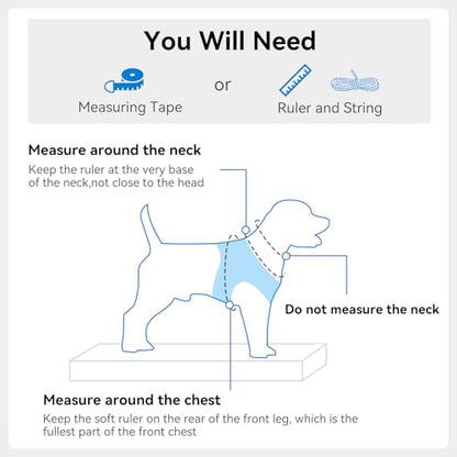 Joytale Small Dog Harness, Breathable Mesh Step-in Vest, Reflective Soft Padded Harnesses for Cats and Puppies Dogs, Sky Blue, XXXS - color: SkyBlue, size: XXXS--Chest: 10.5-12''