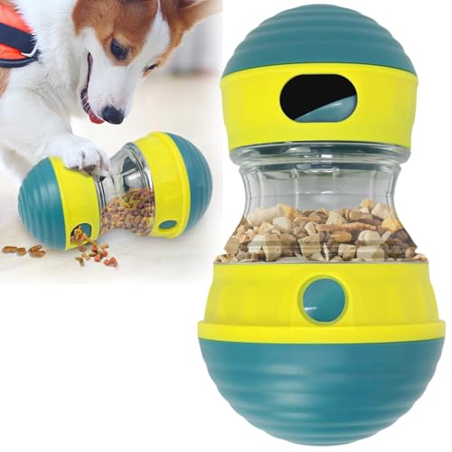 Interactive Dog Toys to Keep Them Busy, Puppy Puzzle Adjustable Food Dispenser Slow Feeder, Enrichment Treat Dispensing Toy Ball for Large/Medium/Small Breed Dogs Pet Gift