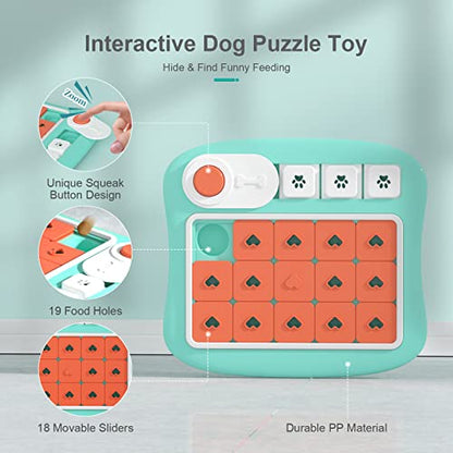 Dog Puzzle Toys, Treat Dispensing Dog Enrichment Toys for IQ Training and Brain Stimulation, Interactive Mentally Stimulating Toys as Gifts for Puppies, Cats, Dogs (L-Level 3) - color: L-Level 3