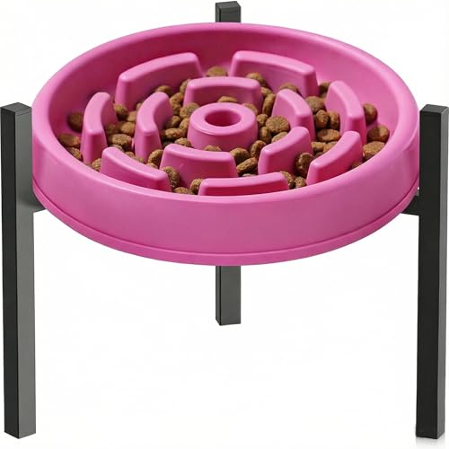 Adjustable Width Dog Bowl Holder - Single Bowl Feeder for Medium to Large Breed Dogs, fits Bowls from 8-11 inches, Sturdy Metal Construction, Ergonomic Design (Bowl not Included) (1-Pack) - size: 1-Pack