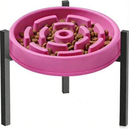 Adjustable Width Dog Bowl Holder - Single Bowl Feeder for Medium to Large Breed Dogs, fits Bowls from 8-11 inches, Sturdy Metal Construction, Ergonomic Design (Bowl not Included) (1-Pack) - size: 1-Pack
